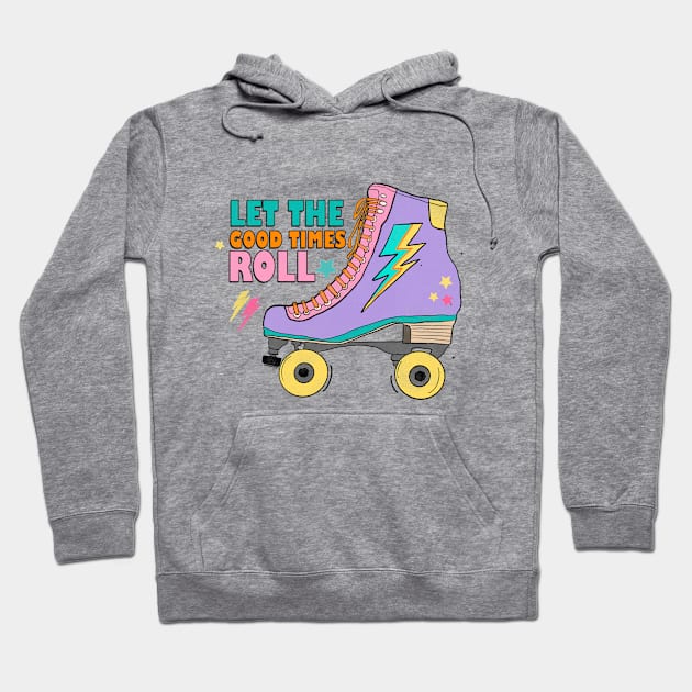 Let the Good Times Roll Retro Hoodie by FlawlessSeams